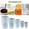 Taza medidora de silicona Elyang de 50 ml a 1000 ml, herramienta de moldeo de epoxi, taza medidora de líquidos con escala visual doble