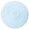 Alfombrilla Redonda Escandinava para Gatos y Perros Alfombrilla para Mesa y Silla Cojín Aislante y Refrescante para Coche Alfombra de Algodón y Lino Japonés para Mesa de Café