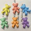 Acessórios de chapéu de desenho animado explosivos joias diy acessórios de acrílico urso violento cola de creme materiais de decoração para capa de celular