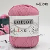 8 hebras de hilo de algodón puro, lana de bebé, algodón mediano y fino, lana de encaje, crochet, hilo infantil para comercio exterior