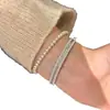 Pulsera Exquisita con Hebilla de Circonita Estilo Retro Francés, Pulsera de Temperamento Elegante y Sencilla, Joyería al por Mayor de Lujo Ligero y de Gama Alta