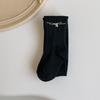 Leggings para niños de otoño e invierno de 2024, ropa exterior de punto, pantimedias para niñas, calcetines con lazo para bebés pequeños y de mediana edad, de moda