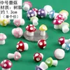 Maceta para suculentas de balcón micro-paisaje adorno de hongo hongo de espuma musgo decoraciones pequeñas etiquetas para plantas