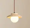 Estilo de canción estética bambú-junta mármol natural candelabro de comedor, mesa de comedor, barra de bar, sala de té Zen, estudio, lámpara de oficina larga