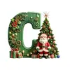 Navidad Transfronteriza Nuevo Papá Noel 26 Letras Inglesas Coche Transformador Digital Transformador Colgante Decoración