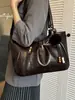 Bolso tote grande de estilo retro europeo y americano transfronterizo para mujer, nuevo bolso de moda de verano 2026 para ir al trabajo, de hombro y para debajo del brazo para mujer