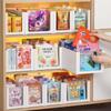 Caja de Almacenamiento para Gabinete Organizador Retráctil Tipo Cajón Cocina Escritorio Snacks Misceláneas Caja de Almacenamiento Rectangular en Ángulo Recto