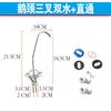 Torneira Purificadora de Água Pura Doméstica Torneira Purificadora de Água Conexão Rápida de 2 Pontos Torneira de Pescoço de Ganso Aço Inoxidável 304 Torneira de Plug Rápido de Dois Pontos