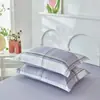 Funda de Almohada con Estampado de Dibujos Animados de Lunares Algodón Puro Agradable a la Piel Funda de Almohada Moderna Simple Funda de Almohada de Algodón Puro para el Hogar Cubierta de Almohada Interior