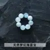 Cuentas Redondas Pequeñas de Cristal Natural Ágata Aguamarina Cuentas Accesorios para Pulsera Colgante de Joyería DIY Venta al por Mayor