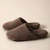 Pantuflas de algodón para uso en interiores, adecuadas para el hogar, invierno, con suelas suaves, silenciosas, cálidas y antideslizantes, disponibles para hombres y mujeres, y perfectas para otoño