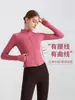 Nova Jaqueta Esportiva de Corrida Fitness para Mulheres, com Gola Alta, Zíper, Manga Longa, Cor Nude, Malha Respirável, Modeladora