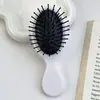 Peine de cojín de aire para macarons para niñas, estudiantes, herramienta de belleza portátil, peine pequeño de masaje con cojín de aire, peine para el cabello para el hogar, peine pequeño