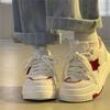 Zapatos blancos originales de nicho nuevos para mujer 2023 Verano populares para combinar con todo ins plataforma casual deportivos Zapatos de skate