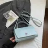 Bolsa Transversal Coreana de Nicho para Mulheres, Bolsa de Ombro Versátil Casual da Moda, Bolsa de Mão Simples para o Dia a Dia, Bolsa Quadrada Pequena