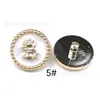 Botones de Plástico con Electrochapado Recubierto de Aceite, Diseño de Flor de Camelia, Estilo Vintage, Inspirados en Chanel, para Chaquetas, Camisas, Abrigos, Accesorios de Ropa, Botones
