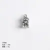 Nuevo anillo de aleación de plata antigua real colgante de mariposa león jade Ruyi todo va bien pulsera diy cuentas accesorios