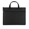 Bolsa de Mano de Tela Oxford con Logo Estampado al por Mayor para Hombre, Bolso de Lona con Cremallera para Archivos, Bolsa para Documentos de Reunión de Oficina de Negocios