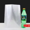 Bolsa de papel de aluminio puro engrosado, bolsa de vacío para mascarillas faciales, envasado de alimentos, máquina de vacío por compresión, papel de aluminio, bolsa para alimentos cocidos y carne