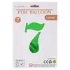 Globos de Número de 32 pulgadas Empaquetados Individualmente en OPP Decoración de Atmósfera Festiva para Fiesta de Primer Cumpleaños Letrero de Número Inflable