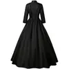 Amazon Transfronterizo Victoriano Vintage Gótico Encaje Vestido Largo Halloween Dama Vestido de Baile En Stock