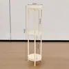 Soporte Pequeño de Flores de Plástico para Balcón Interior, Soporte de Piso para Plantas Suculentas, Estante de Múltiples Niveles de Alta Resistencia para Macetas para Sala de Estar, Plantas Verdes y Plantas Colgantes