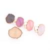 Anillo de concha paleta floreciente portátil nueva bandeja para mezclar colores de manicura serie de colores patrón de ágata de pino venta al por mayor transfronteriza