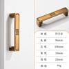Nuevo Tirador de Puerta de Gabinete Estilo Chino Tirador de Mueble Estilo Chino Tirador de Armario Tirador de Bronce Amarillo Gabinete Gabinete Cajón Tirador Antiguo