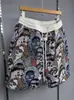 Shorts Casuais Estampados de Verão Novos, da Moda, de Marca de Luxo Tendência, para Homens e Mulheres, Soltos e Versáteis, Shorts Esportivos Respiráveis