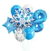 Globo de Papel de Aluminio con Tema de Frozen Nieve Invernal Transfronterizo Set Decoración Fiesta de Cumpleaños Suministros Navidad