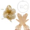 Transfronterizo Europeo y Americano Novia Retro Vestido de Boda Tocado Jockey Club Flor Accesorios para el Cabello Nupcial Adorno para Baile Flor para la Cabeza traje
