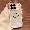 Adecuado para funda de teléfono Xiaomi Redmi K100 Pro Max, caricatura creativa nuevo anti-caída simple cara sonriente rosa