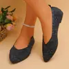 Sapatos Casuais Femininos para Exportação, Mocassins Modernos e Versáteis, Respiráveis e Não Abafam, Sapatos Fly-Knit com Solas Macias, Sapatos Slip-On Confortáveis para Mulheres