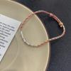 Pulsera Trenzada de Bambú Estilo Universitario Nuevo Chinoiserie para Mujer Lujo Accesible Diseño de Pulsera Nicho Simple Pequeña Fresca Joyería de Mano Tendencia
