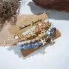 Pulseras Europeas y Americanas Transfronterizas de Venta Caliente Nuevas Pulseras Bohemias Creativas con Borlas Multicapa con Cuentas Joyería de Moda