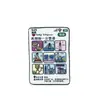 Ícone de Hong Kong Ímã de Geladeira Magnético Traseiro Desenho Animado Magnético Estéreo Metal Ímã de Geladeira Clássico da Cidade Souvenir Cultural e Criativo de Viagem