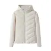 Z Estilo Europeo y Americano Transfronterizo 2026 Nueva Moda Elegante para Mujer Venta al por Mayor Abrigo de Algodón Parcheado de Manga Larga con Cuello Alto 8073205