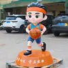 Escultura IP luminosa de PRFV personalizada mascote de grande empresa figura de desenho animado fábrica de origem instalação no local