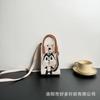Bolsa para Teléfono Móvil Advanced Sense Ins Nueva Bolsa de Punto de Dibujos Animados Nicho Dopamina Combinable Bandolera al Hombro Bolso de Mano