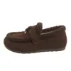 Zapatos Mocasines Perezosos Retro Cálidos Otoño/Invierno 2026 para Mujer sin Cordones Más Terciopelo Mocasines de Fondo Plano Birkenstock Zapatos de Algodón