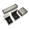 Caja de Embalaje para Joyería de Cuero PU Cepillado Embalaje para Joyería de Alta Gama Juego de Cajas de Embalaje para Anillos y Colgantes Caja de Regalo Joyería
