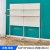 Estante de panel perforado de metal, modificado en un estante de escritorio para niña, estante de almacenamiento de pie, escritorio de computadora, estante de exhibición multicapa