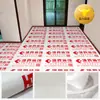 Decoração de Fábrica Filme Protetor de Piso Personalizado Canteiro de Obras Pisos de Cerâmica Piso de Madeira Portas e Janelas Tecido Trançado Eva Filme Mulch de Pvc Atacado