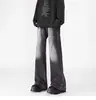 Jeans Desgastado Tendência Street Style Hip-Hop para Homens, Outono e Inverno Estilo Americano Soltos Retos Perna Larga Ins Cool Calças Longas