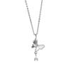 Collar original de mariposa con forma de amor, colgante de gota de agua con borla exquisita para mujer, nicho de temperamento, cadena de clavícula de mariposa simple, regalo