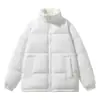 Chaqueta Corta de Algodón con Cuello Alto Nueva de Invierno Unisex Engrosada Cálida Chaqueta Acolchada Chaqueta Casual de Moda