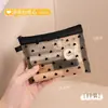 Bolsa de maquiagem com divisórias verticais, bolsa de armazenamento de viagem portátil de grande capacidade, necessaire de viagem, pode ser pendurada em uma mala