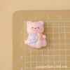 Acessórios de resina de urso de pijama de desenho animado, clipes de cabelo DIY, acessórios de cabeça, decorações para capas de celular, charms para tamancos e flores para sapatos - atacado