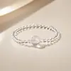 Fabricante Mingtai al por mayor pulseras de cristal blanco natural, pulseras de nicho exquisitas de alta gama, artículos de regalo con envío directo