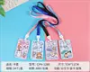 Lanyard Escarchado de Hello Kitty de Dibujos Animados Portatarjetas Porta Tarjetas de Chica Panda Linda Corazón Estuche para Tarjetas Porta Tarjeta de Autobús Accesorio para Tarjeta de Comida